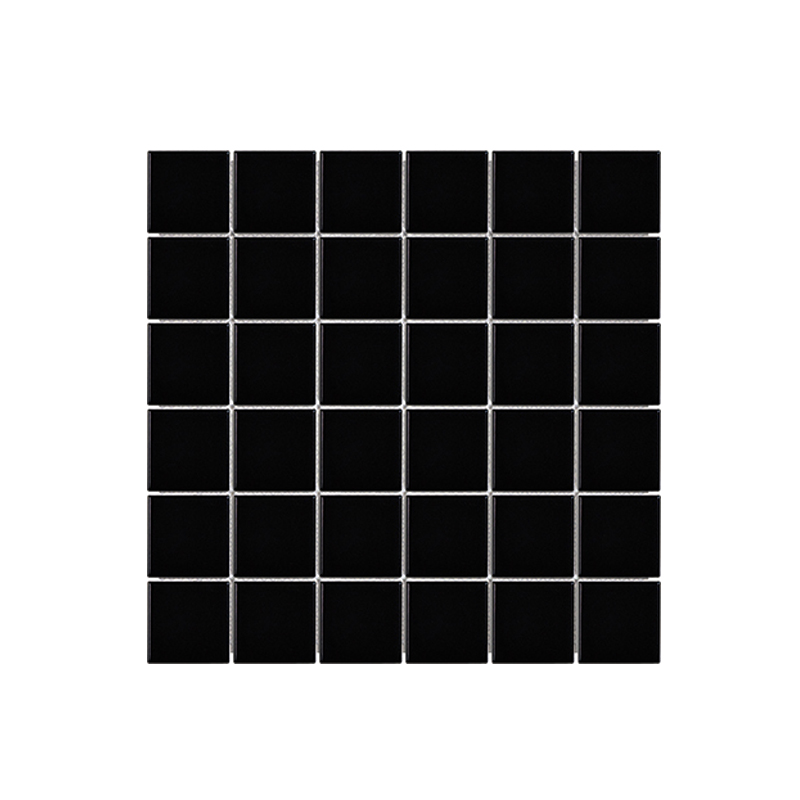MOZZA TILE MOZZA TILE Med Square Glossy Black 48x48mm (306x306mm) - 1